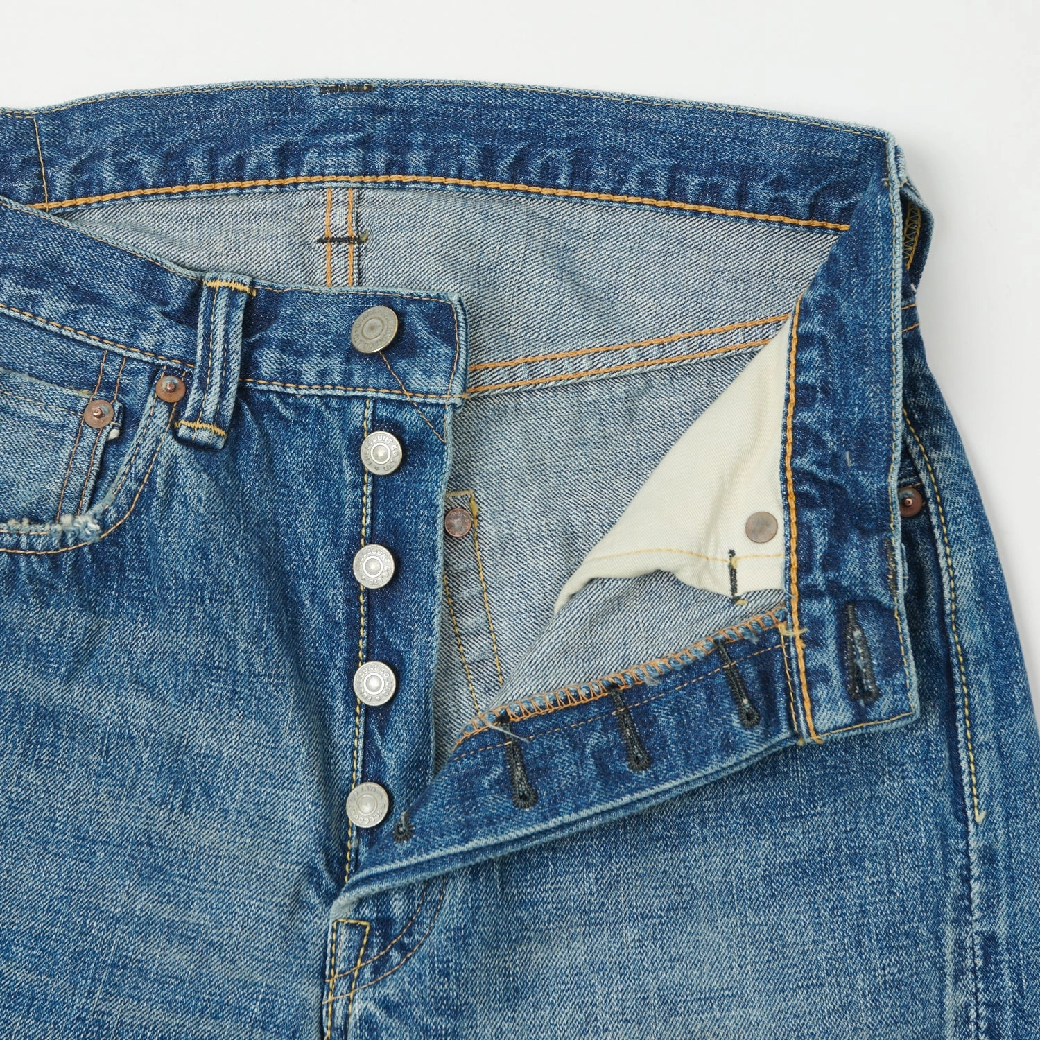 Full Count 1101 13.75oz Loose Straight Jean - Dartford Wash City Approved Loose High Quality Morning Stroll