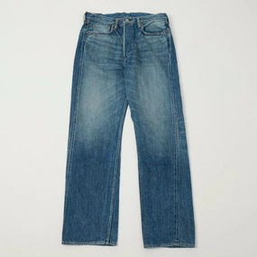 Full Count 1101SS 'Super Smooth' 11.5oz Loose Straight Jean - 'Dartford' Wash Morning Stroll Professional Wear Brunch Outfit