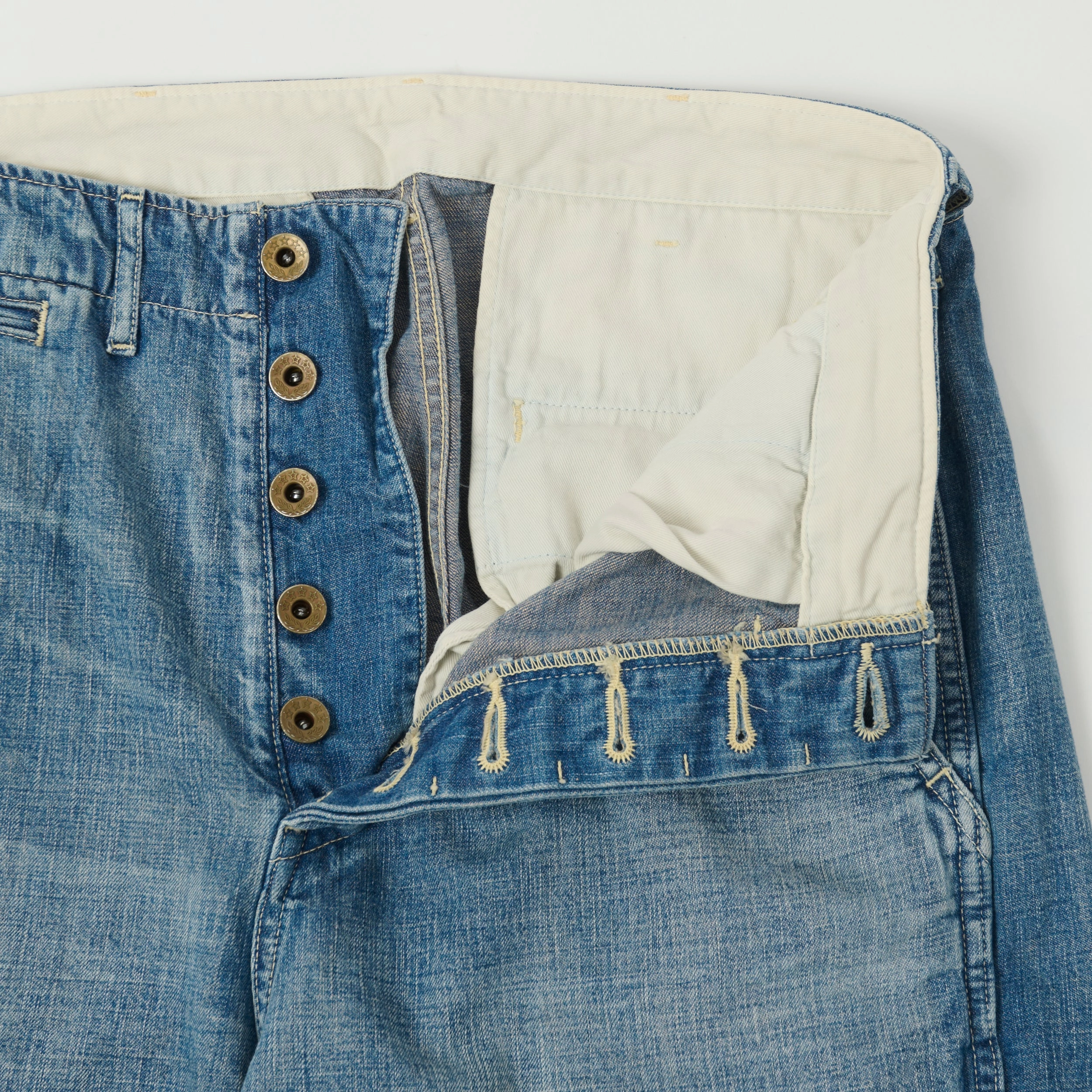 Full Count 1201 10.5oz Denim Trouser - Heavy Wash Go-to Comfort