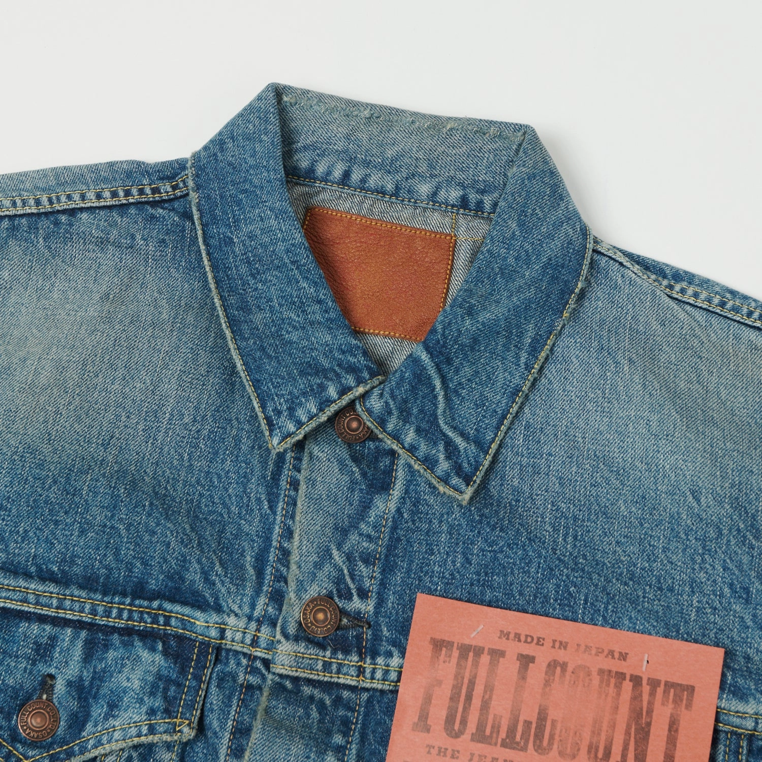 Kinetic Back Ventilation Full Count 2101 13.75oz Type III Denim Jacket - 'Dartford' Wash