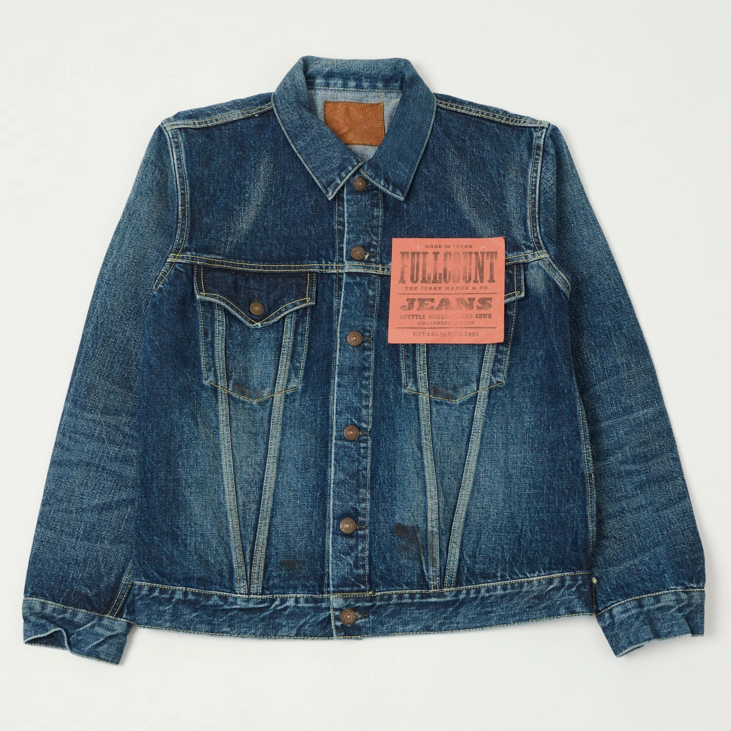 Full Count 2101XX 15.5oz Type III Denim Jacket - 'Fear of the Dark' Wash Potential