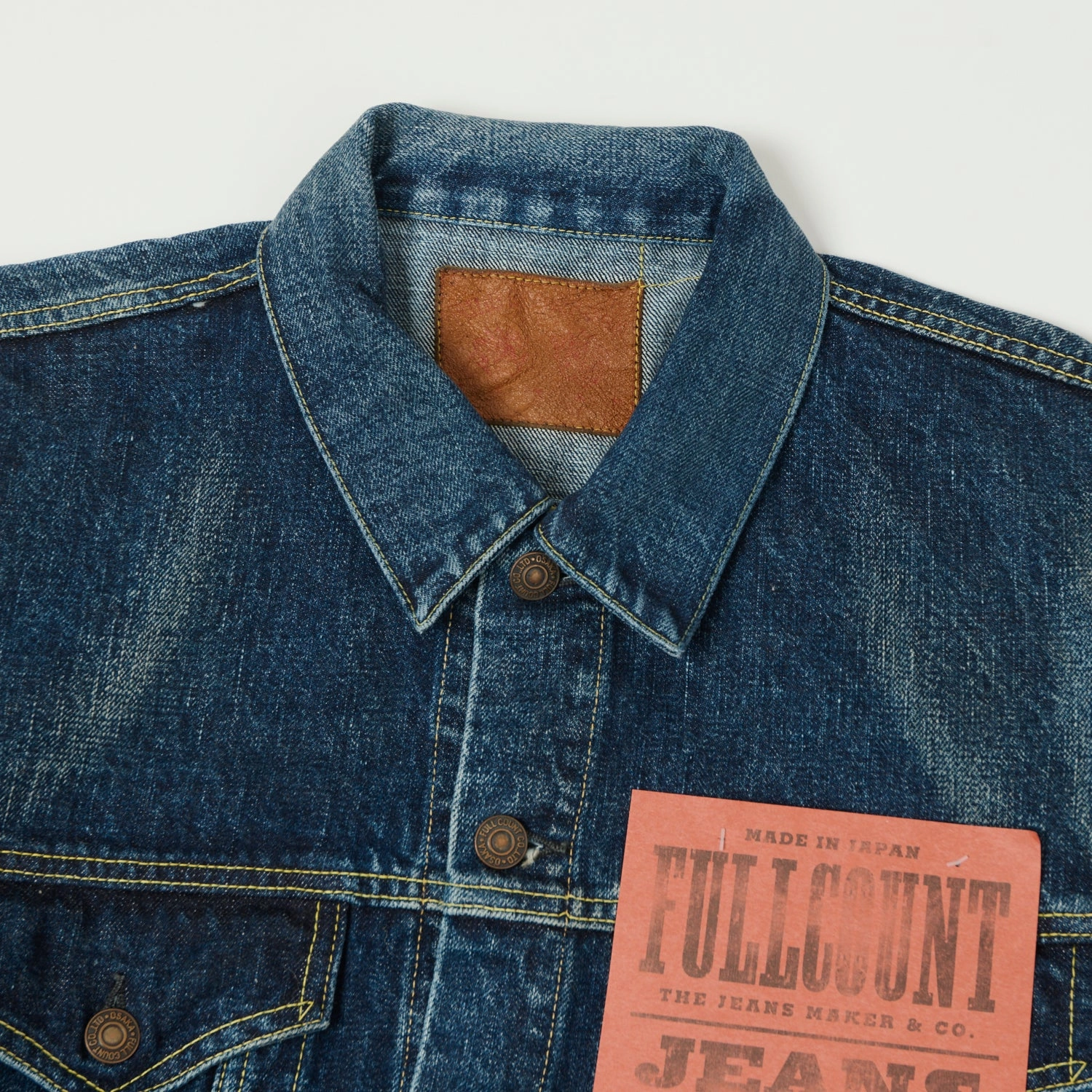 Full Count 2101XX 15.5oz Type III Denim Jacket - 'Fear of the Dark' Wash Thermal Shield