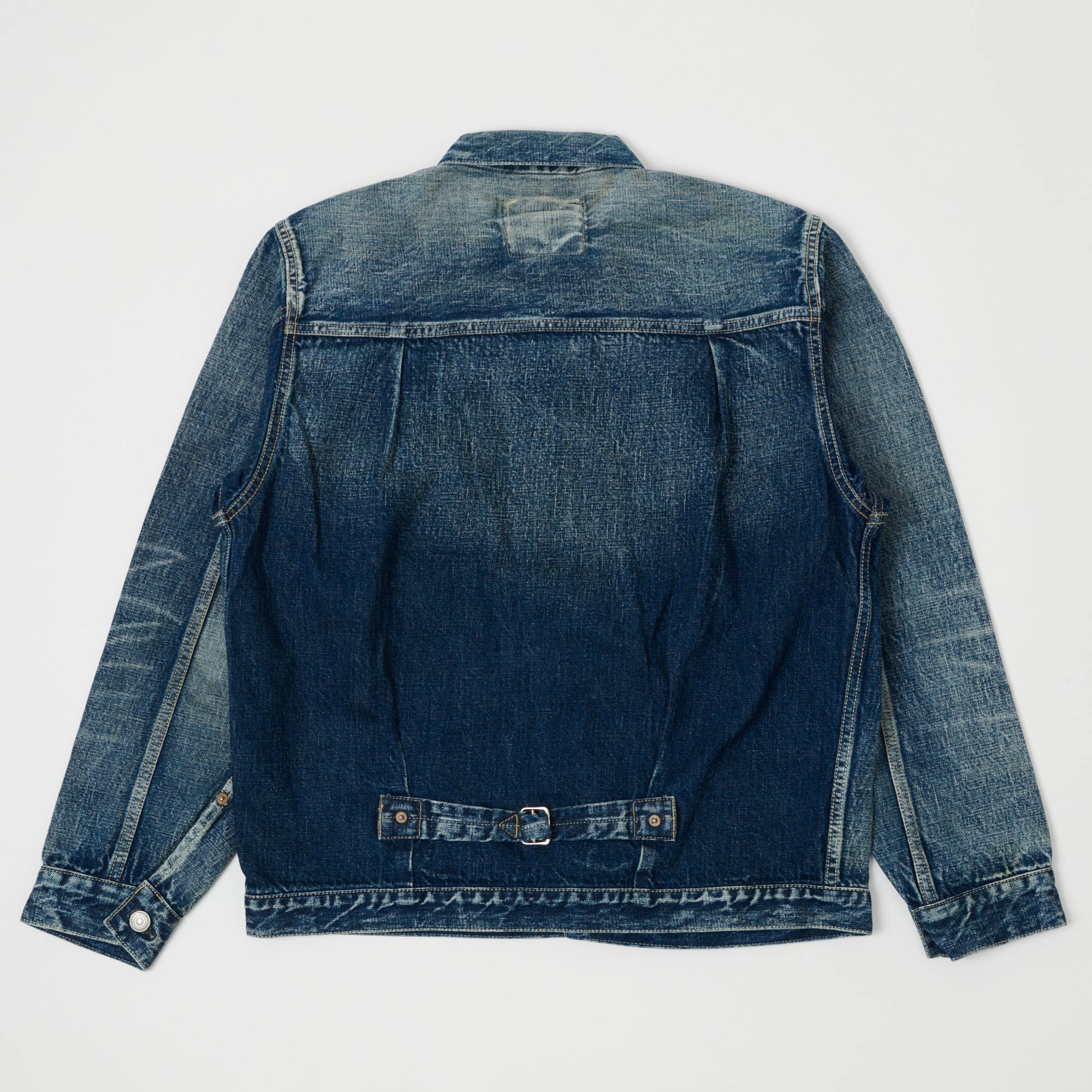 men Full Count 2107 13.75oz Type I Denim Jacket - 'More Than Real' Wash