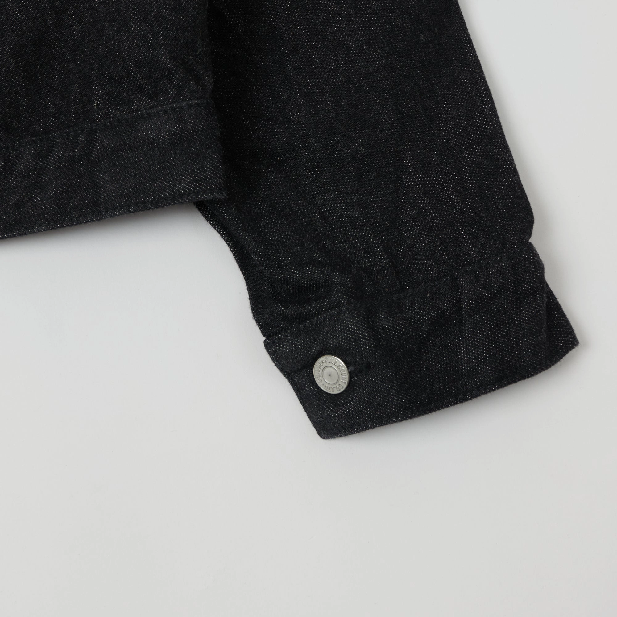 Full Count 2107 13.75oz Type I Denim Jacket - Black One Wash Weekend Style suitable for water sports