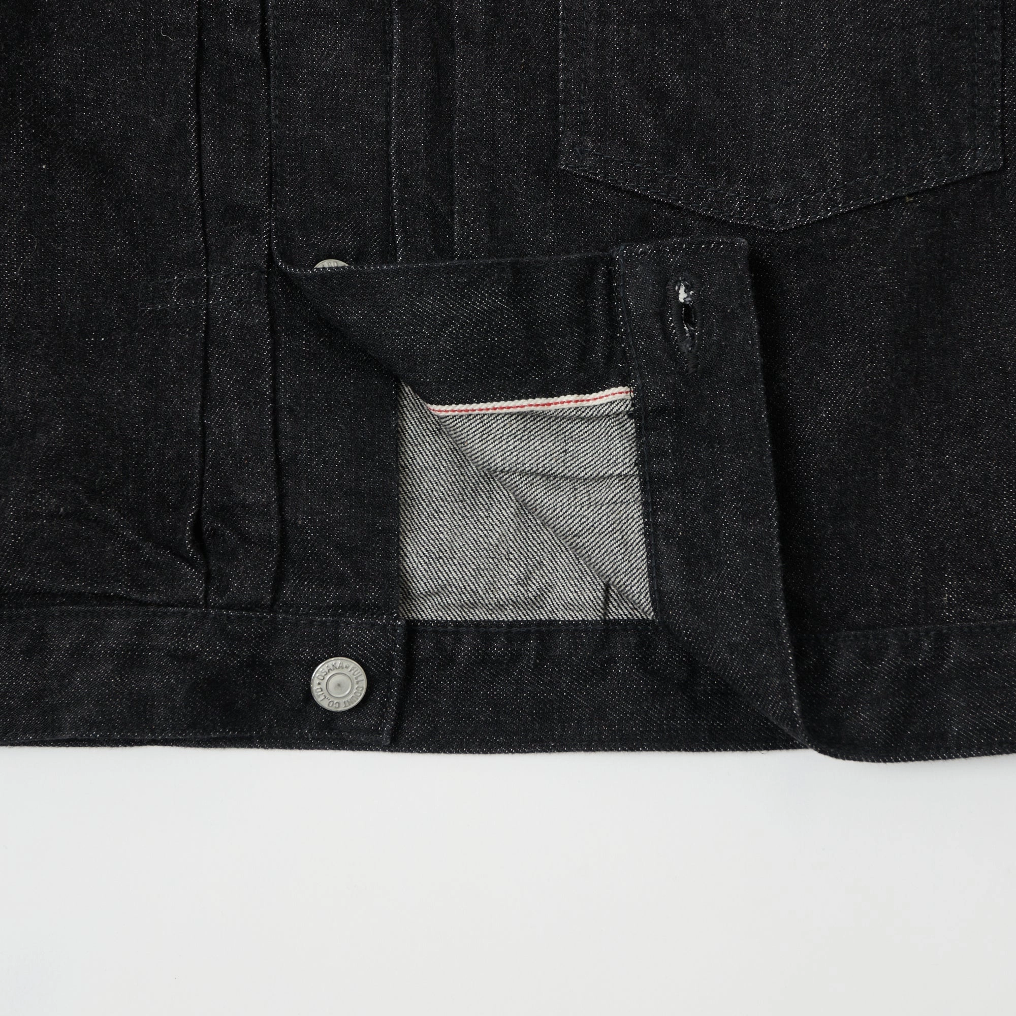 Excellence Cool Climate Full Count 2107 13.75oz Type I Denim Jacket - Black One Wash