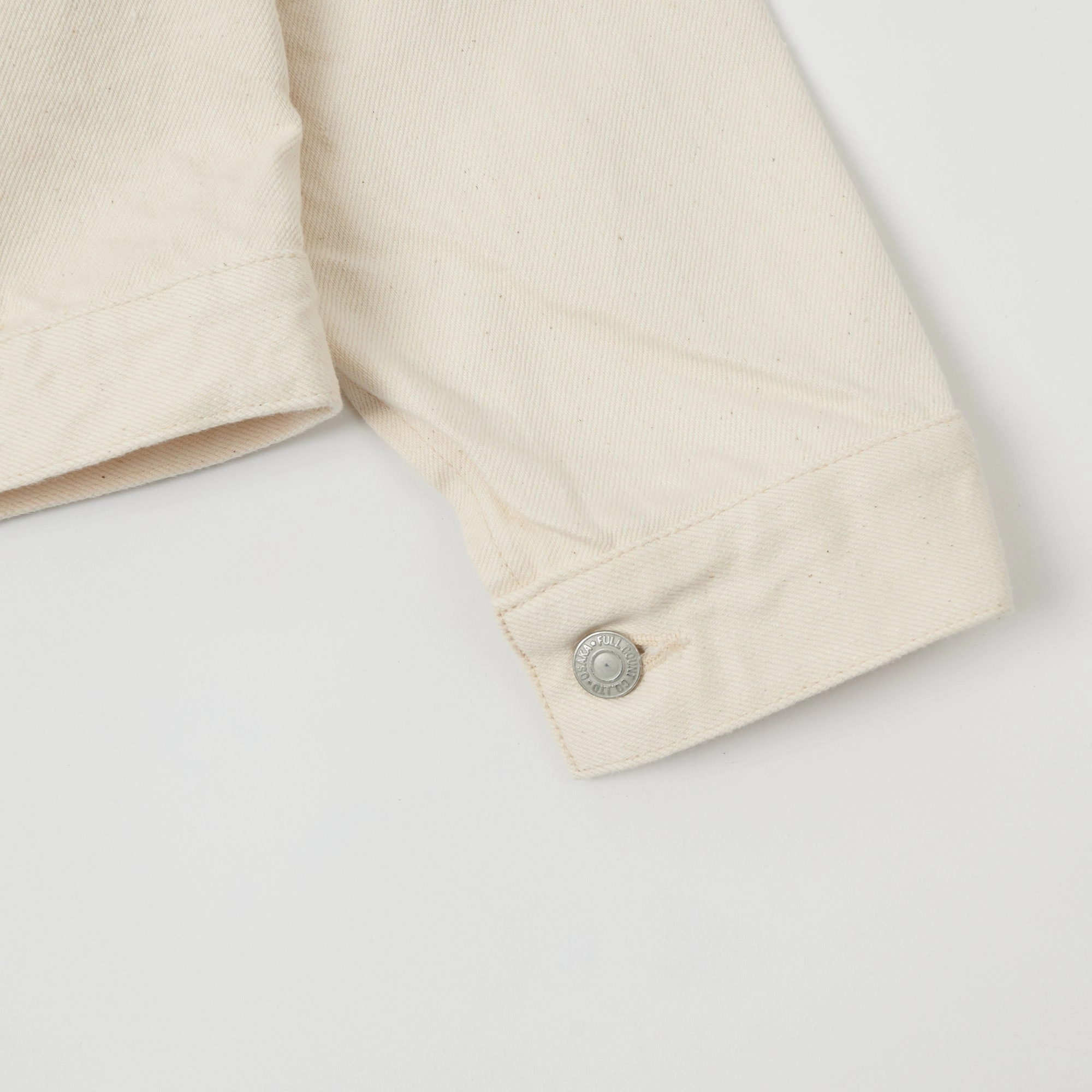 Full Count 2107 13.75oz Type I Denim Jacket - Ecru One Wash Glasses