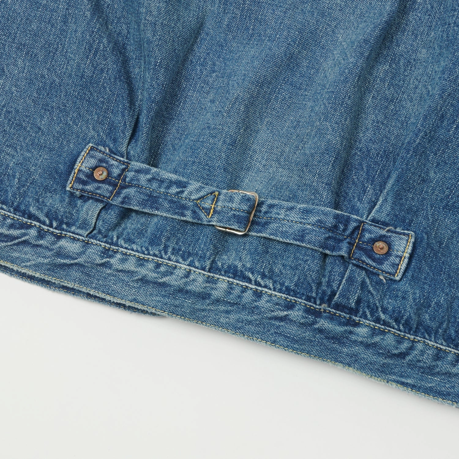 Full Count 2107SS 'Super Smooth' 11.5oz Type I Denim Jacket - 'Dartford' Wash Connection Patch