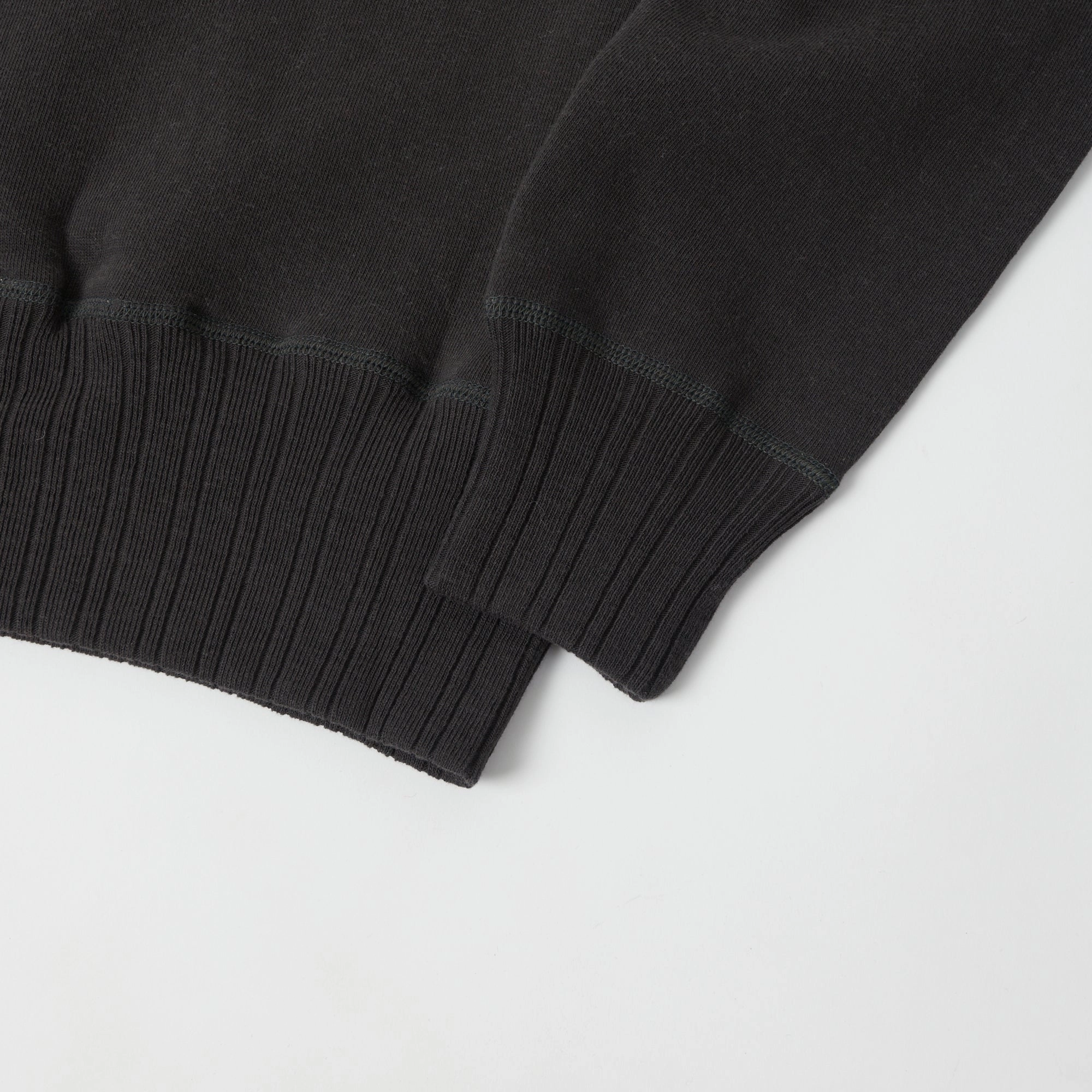 Full Count 3741 'Mother Cotton' Sweatshirt - Ink Black Fresh Sporty Relaxed Apparel