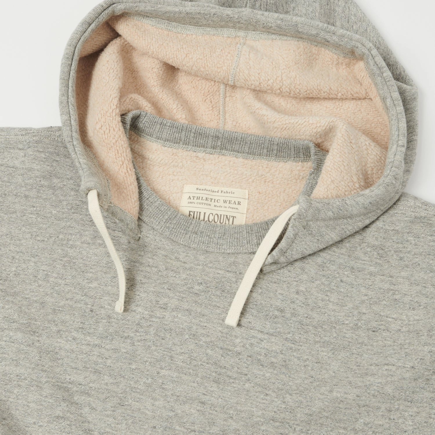 Fresh Chic Full Count 3745 'Mother Cotton' Hoodie - Heather Grey