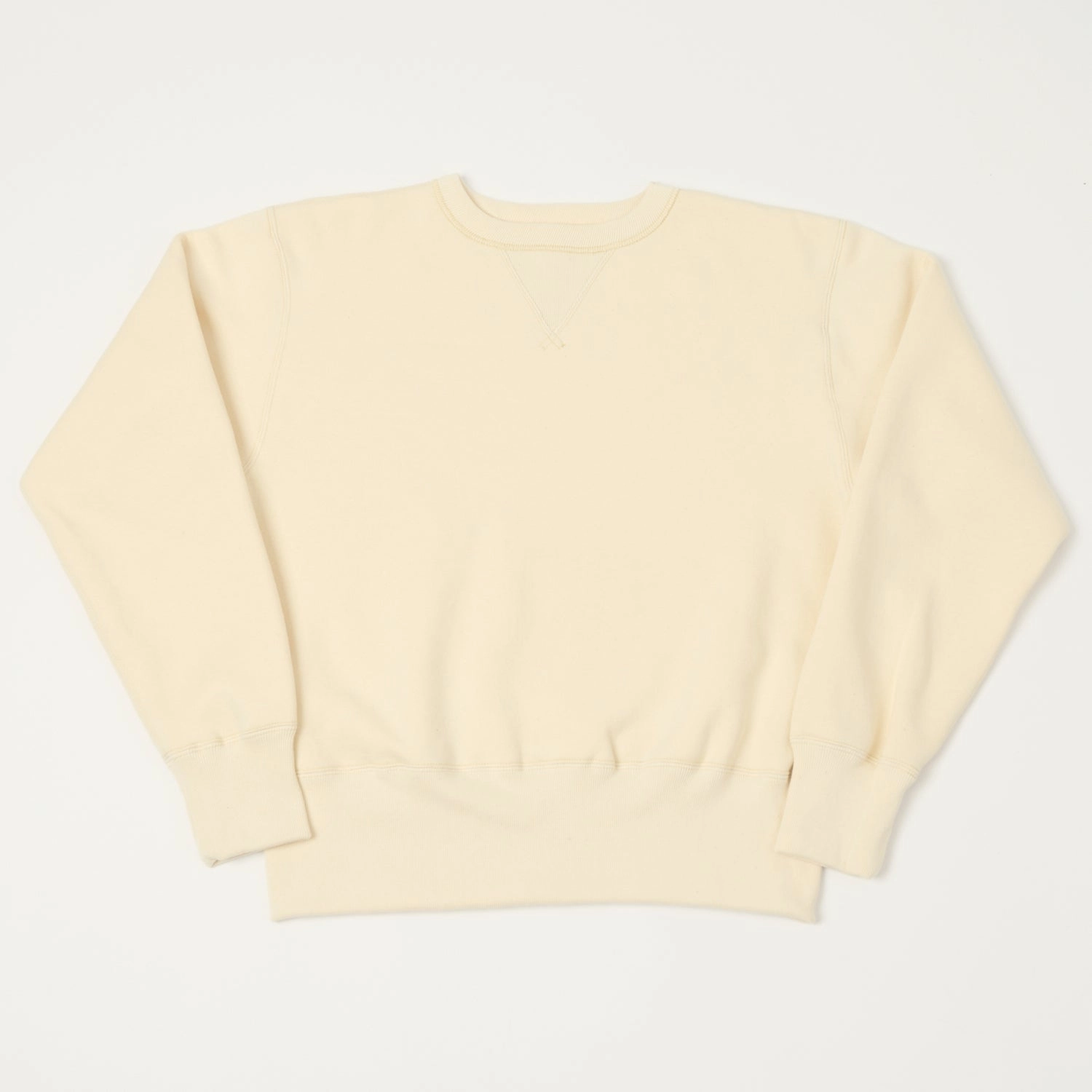 Full Count 3767 'Mother Cotton' Sweatshirt - Ecru Trendy Top