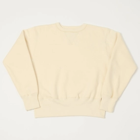 Full Count 3767 'Mother Cotton' Sweatshirt - Ecru Trendy Top