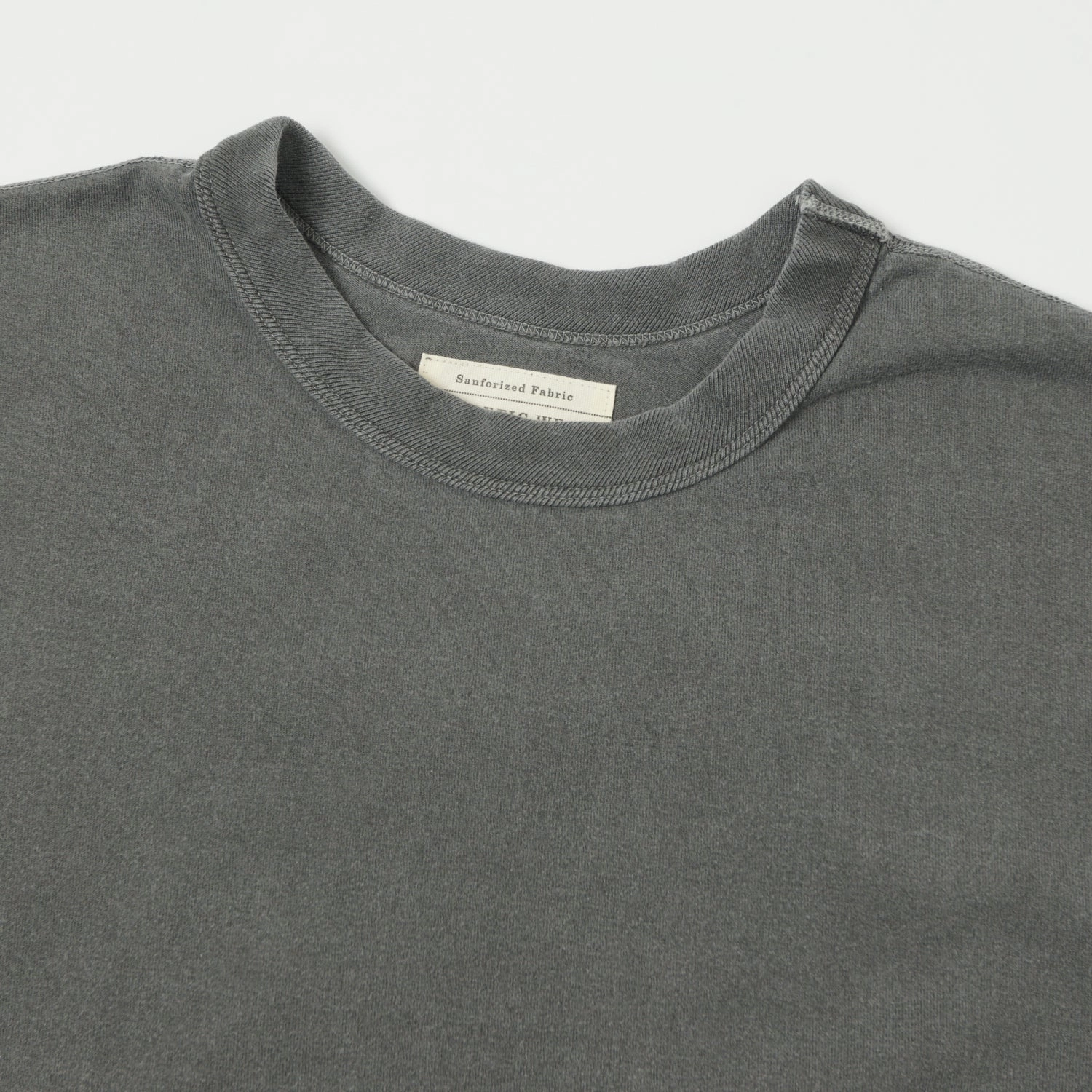 Quick Dry Wear Full Count 5222 Flat Seam Heavyweight T-Shirt - Black