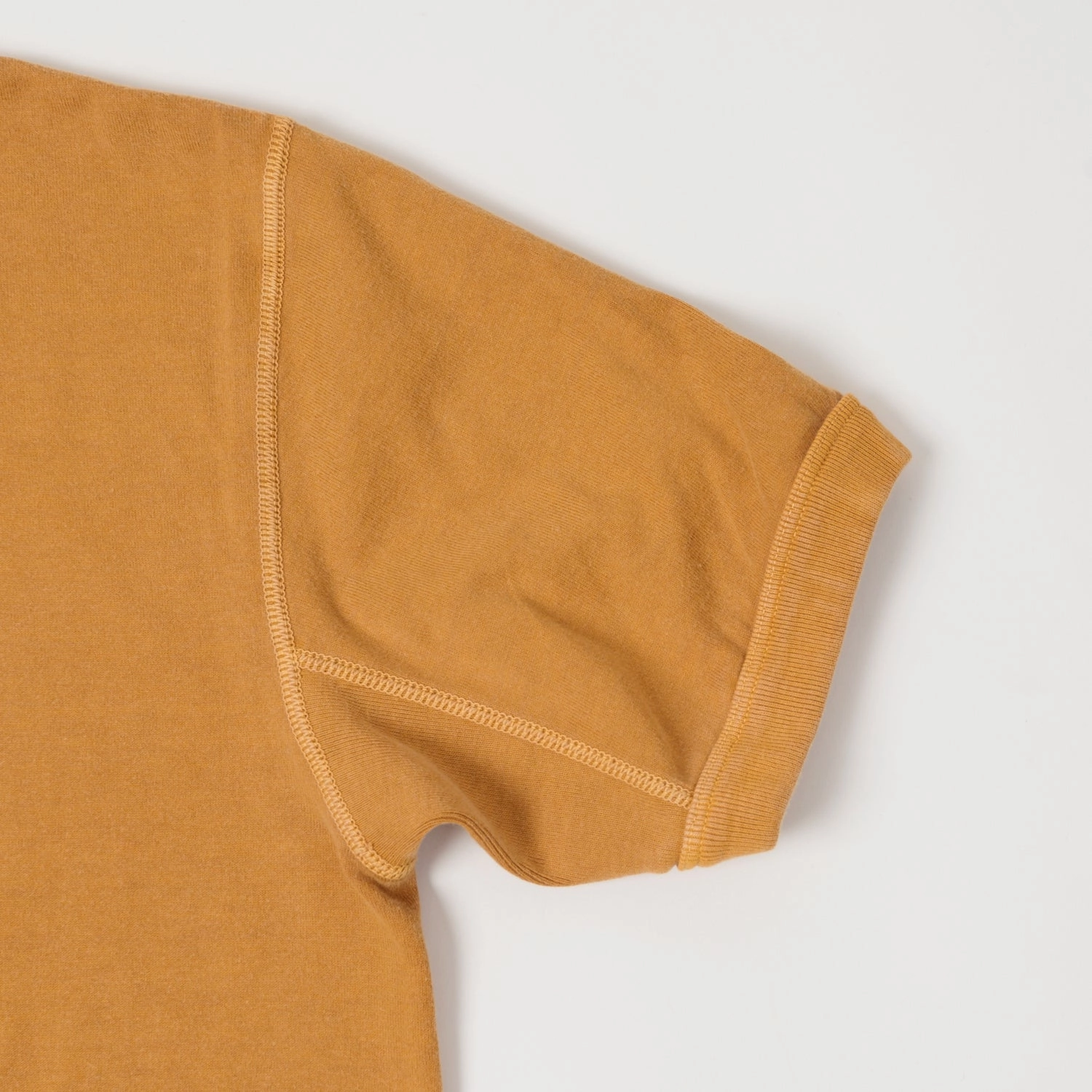 Pullover Full Count 5222 Flat Seam Heavyweight T-Shirt - Saffron