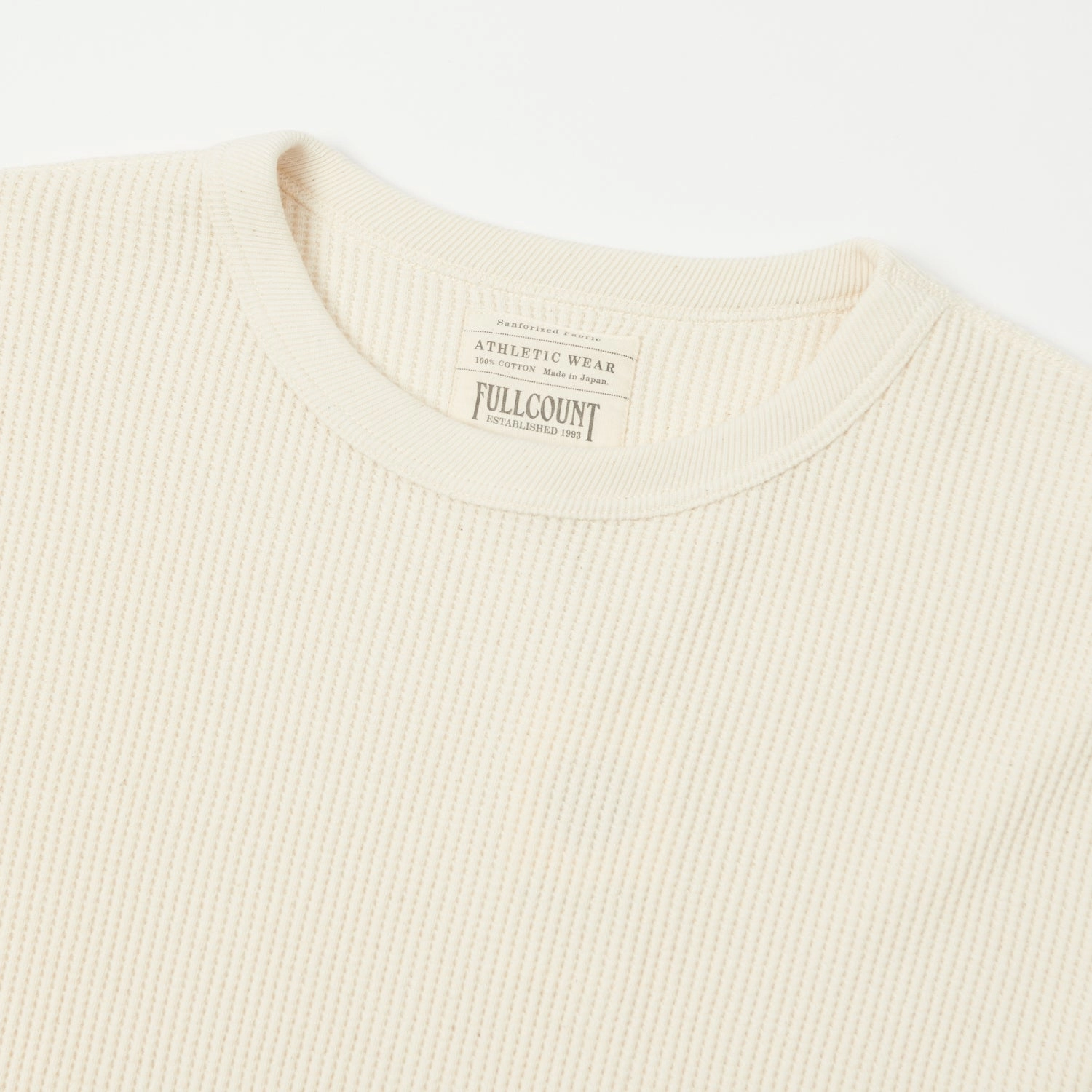 Cozy Comfort Design Full Count 5964 Heavyweight Waffle T-Shirt - Ecru