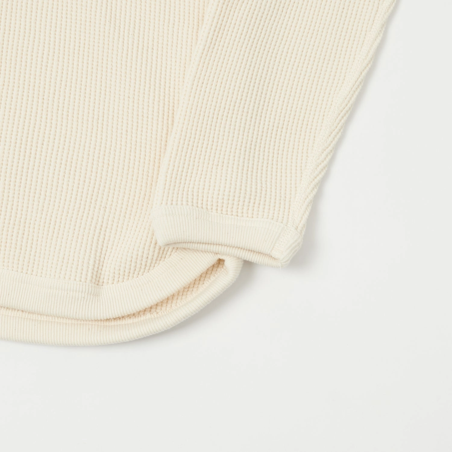 Full Count 5964 Heavyweight Waffle T-Shirt - Ecru OdorResistant