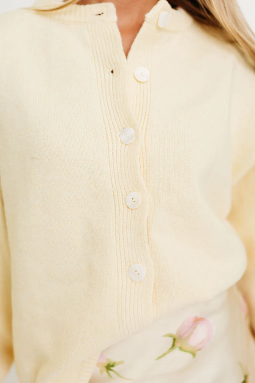 Hartford Cardigan Top in Butter - Sign Up for Fall Restock Cold Layer
