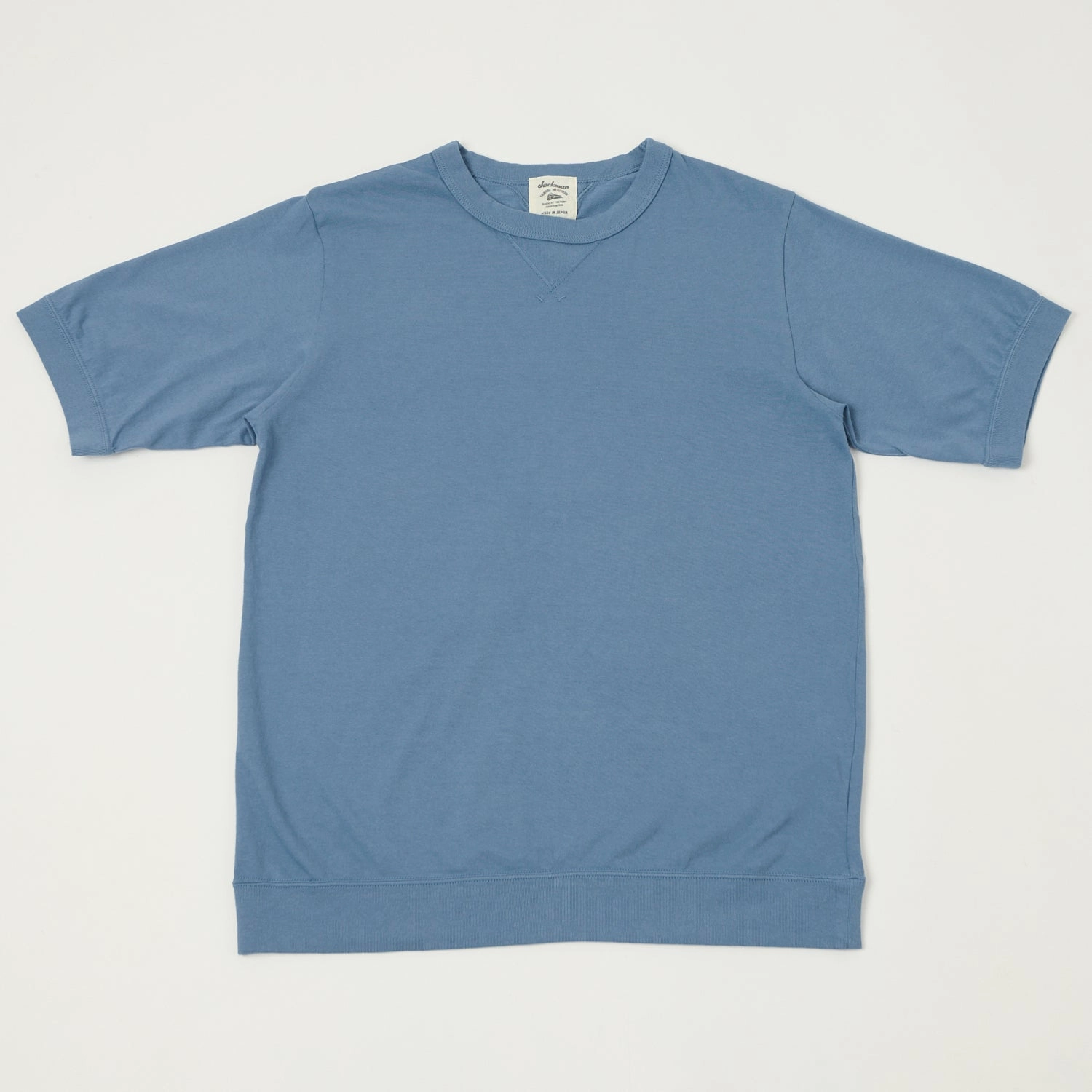 Daily Outfit Style Smart Casual Look Jackman American Rib T-Shirt - Retro Saxe