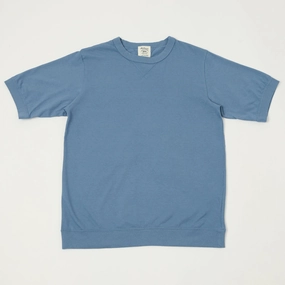 Daily Outfit Style Smart Casual Look Jackman American Rib T-Shirt - Retro Saxe