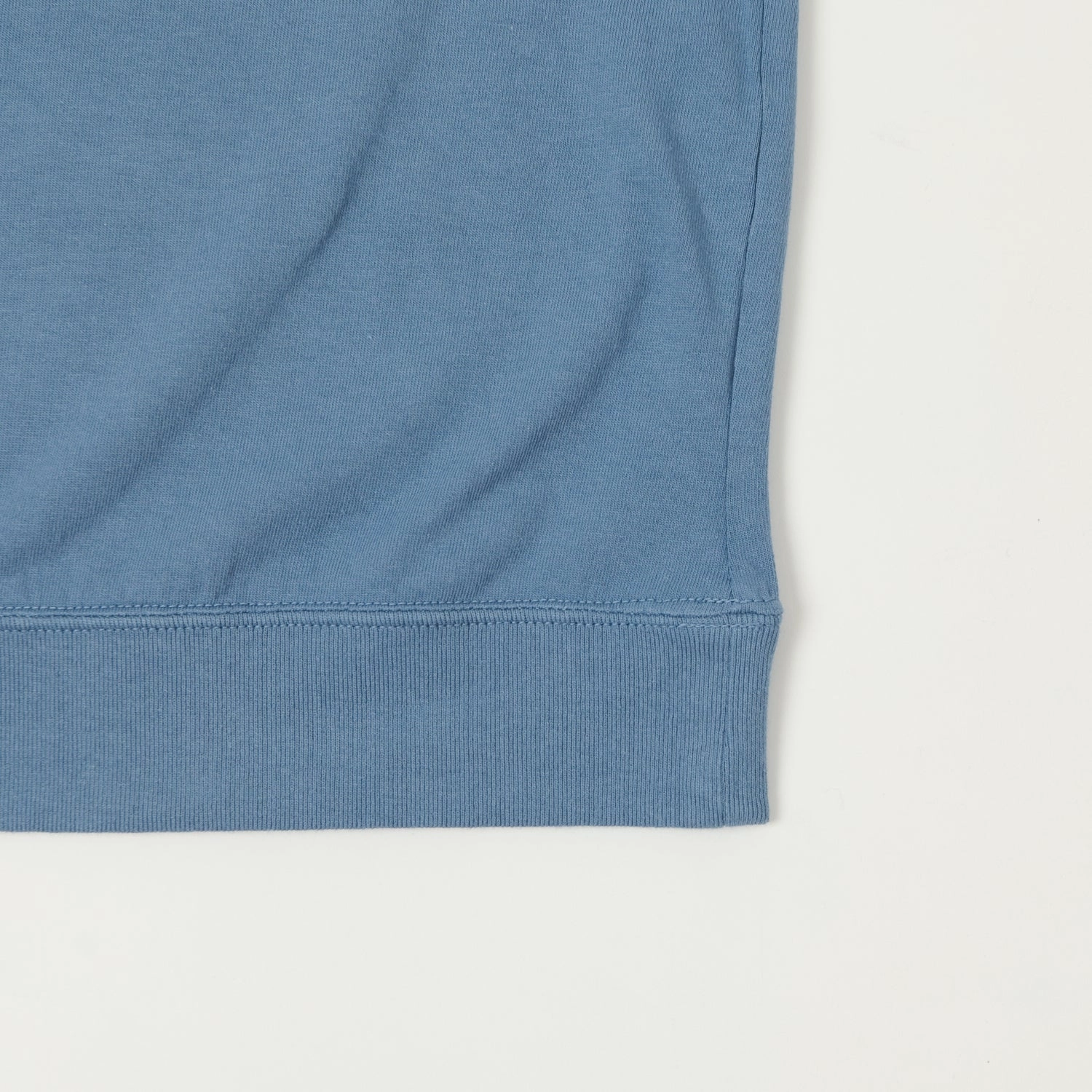 Ultra Soft Blended Textile Bohemian Jackman American Rib T-Shirt - Retro Saxe