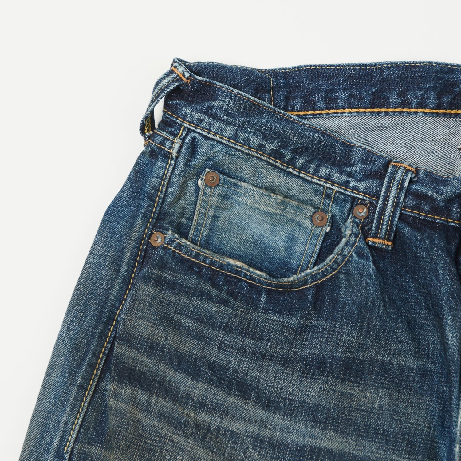 Simple Outfit Full Count 0105XX 15.5oz Wide Straight Jean - 'Fear of the Dark' Wash