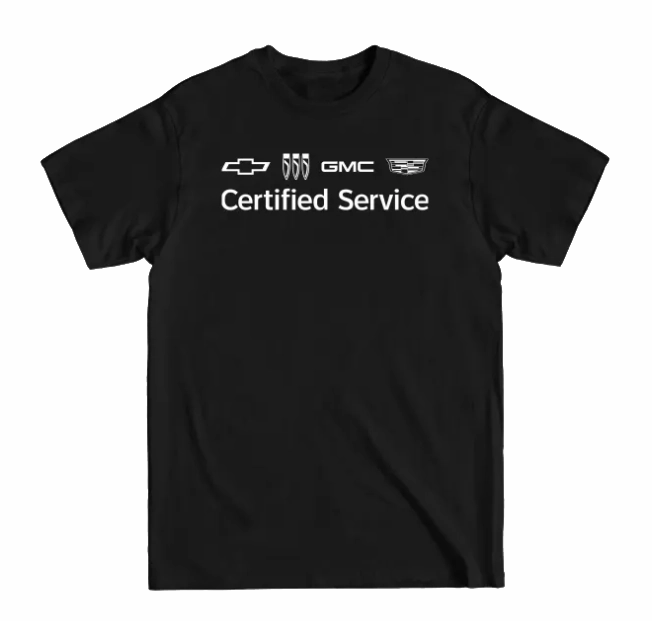General Motors Certified Service Unisex T-Shirt Layer Ready Fit Layered Sleeve