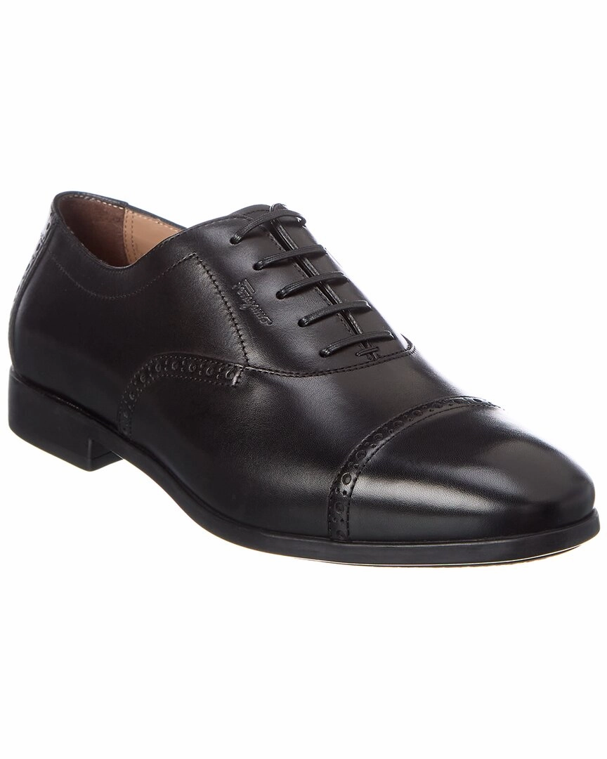 Sharp Details Ferragamo Riley Leather Oxford