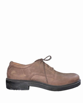 Matte Finish Clean Looker Men's Bedford Oxford Shoes In Dark Brown