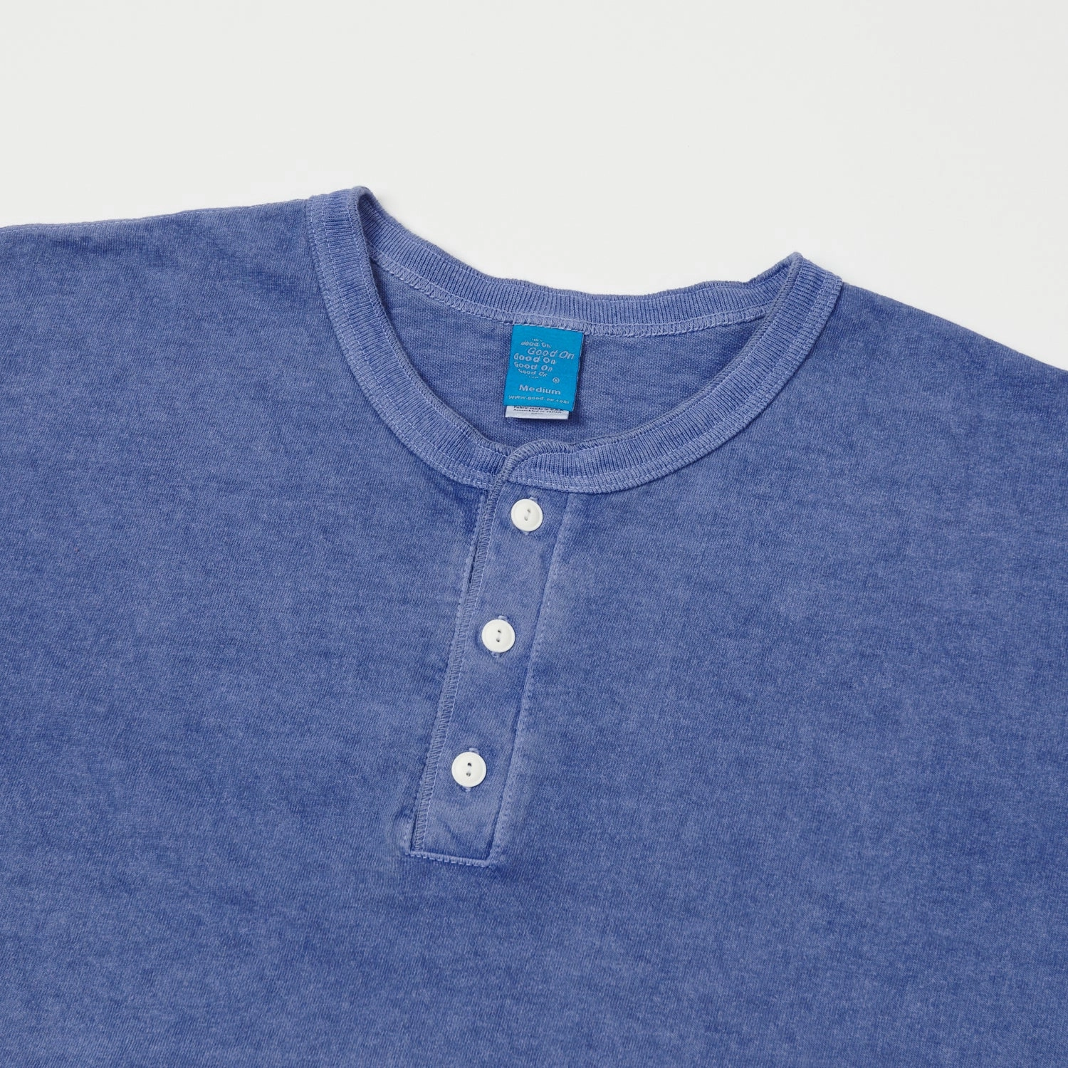 Minimalistic Wear Light and Breezy Good On Long Sleeve Henley - Lt Purple