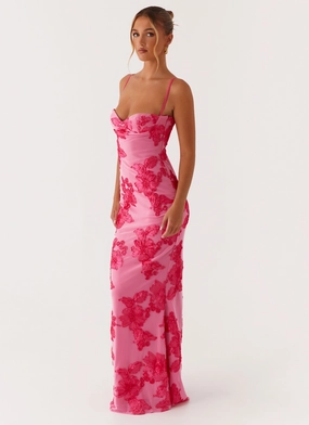That Girl Maxi Dress - Pink Smooth Edge