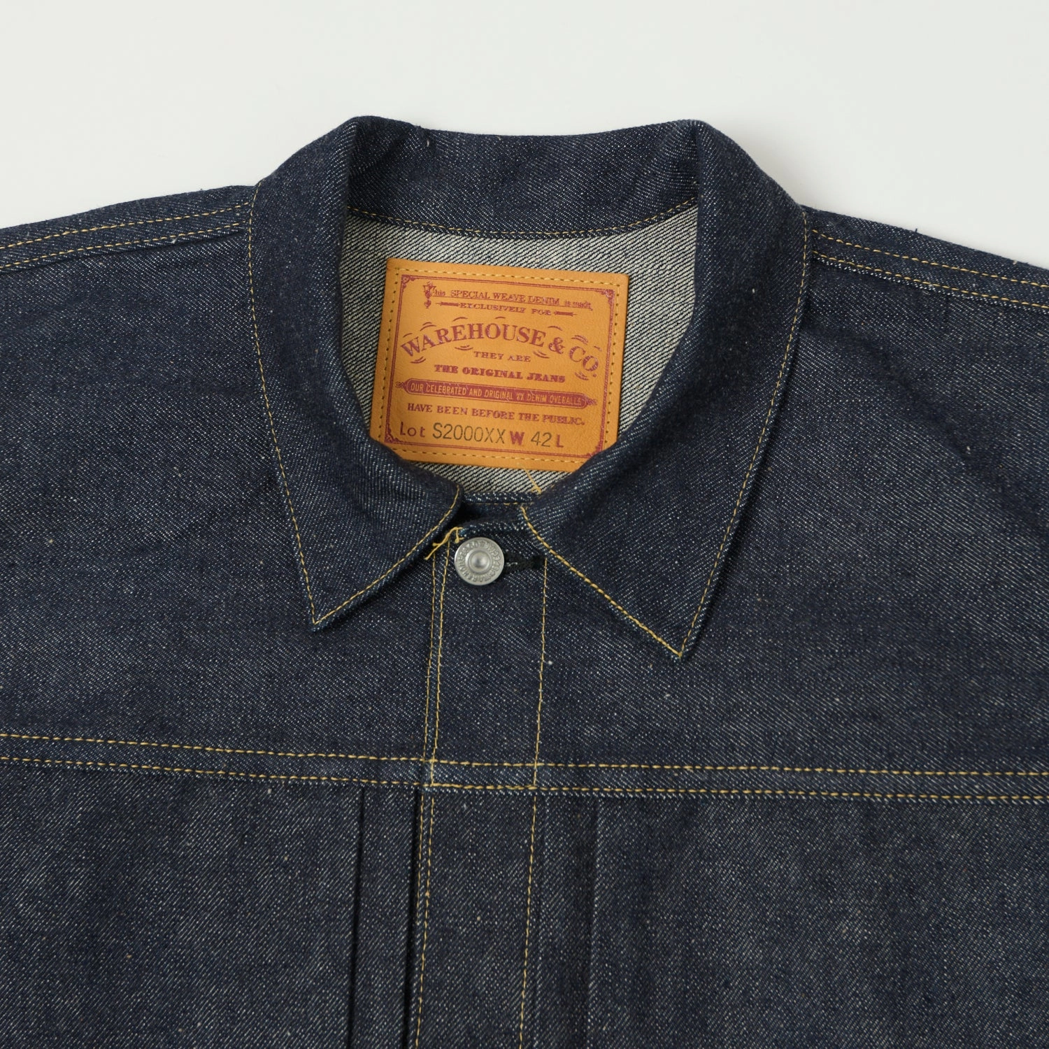Warehouse & Co S2000XX WWII Type I Denim Jacket - Raw Weatherproof Shell