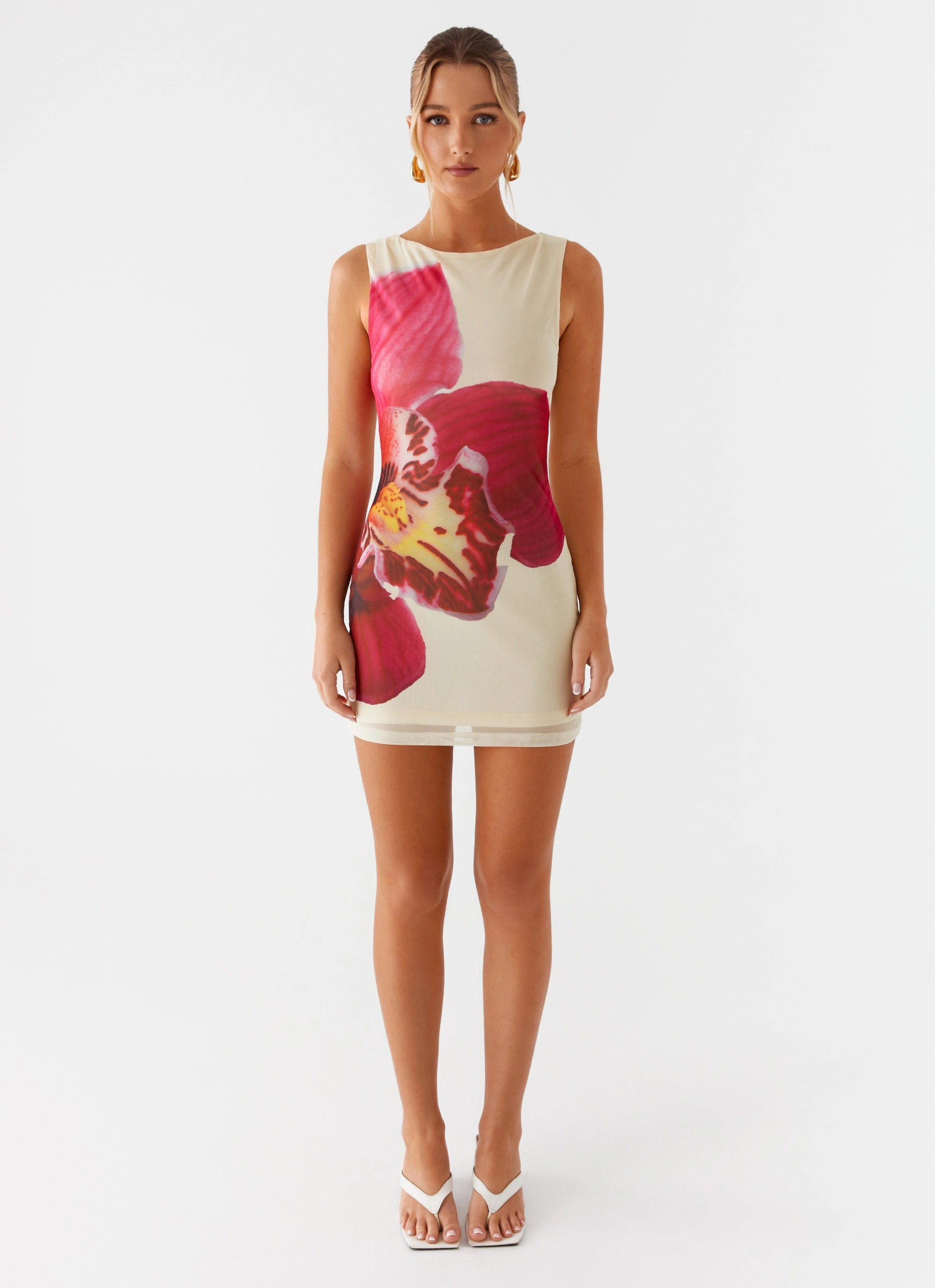 Happy Hour Mini Dress - Yellow Refined touch Bold Cut