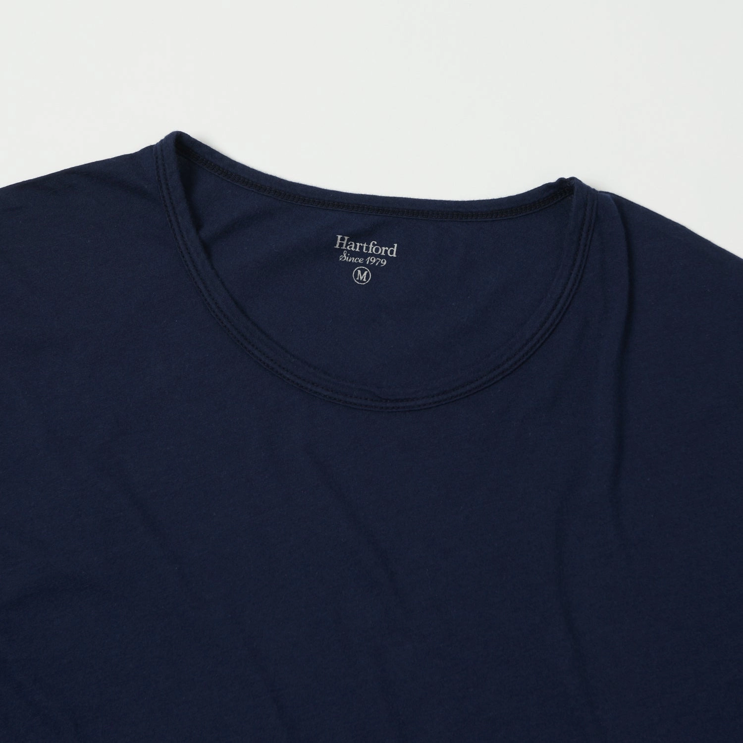 Sleek Comfort Fit Cool Weather Wear Hartford Lightweight Jersey T-Shirt - Navy