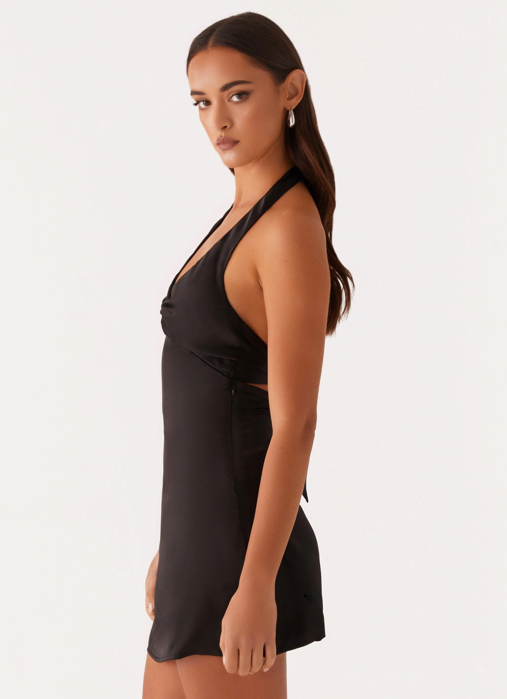 Heavy Hearted Mini Dress - Black All Timewear Flattering Wearable