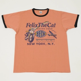 Essential Fashion TOYS McCOY Felix The Cat 'Beck' Johnny Ringer T-Shirt - Carrot
