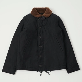 Freewheelers & Co 1940's Type N-1 Deck Jacket - Dark Navy Promulgate