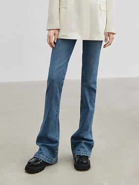 Fashion Piece High Waist Flared Jeans