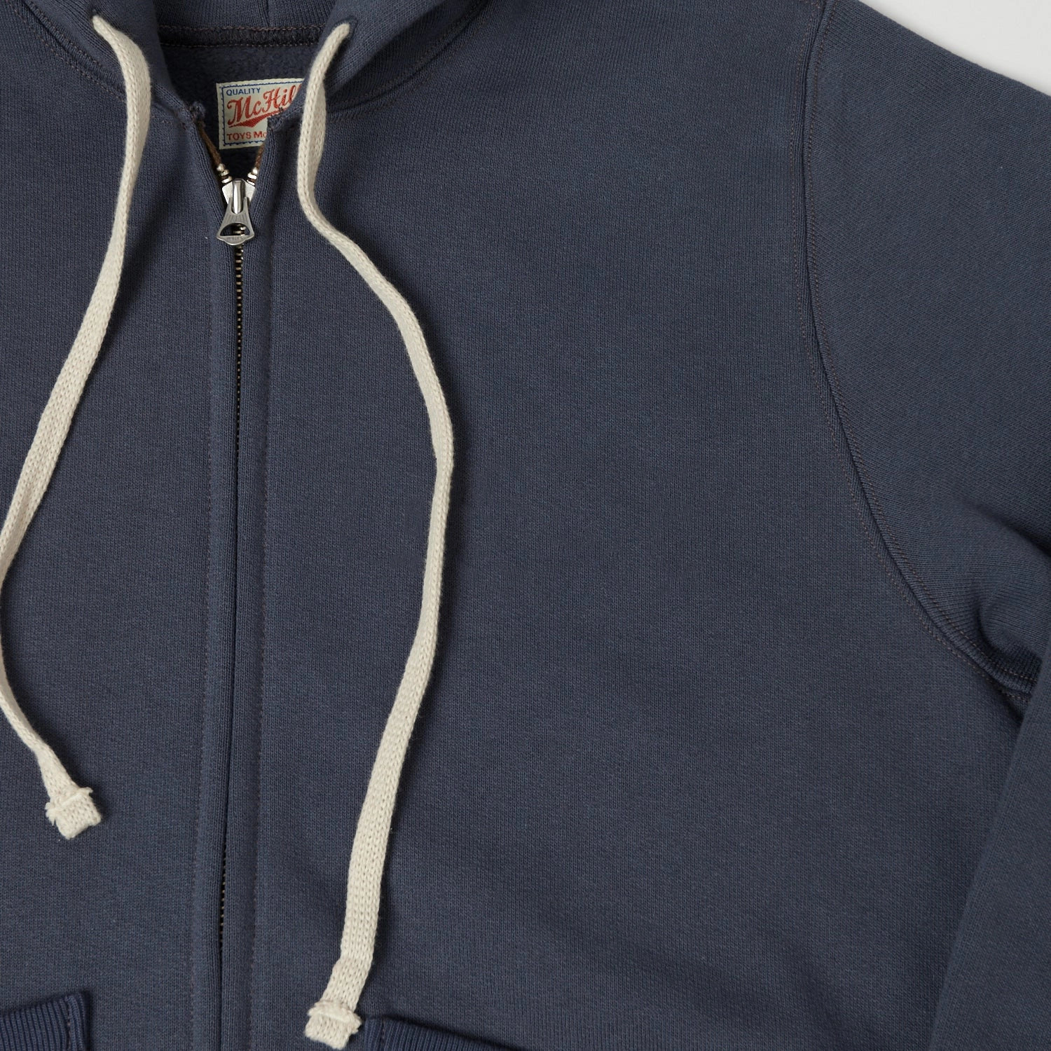 Earth Tones Street Active TOYS McCOY 'McHill' Zip Through Hoodie - Navy Grey