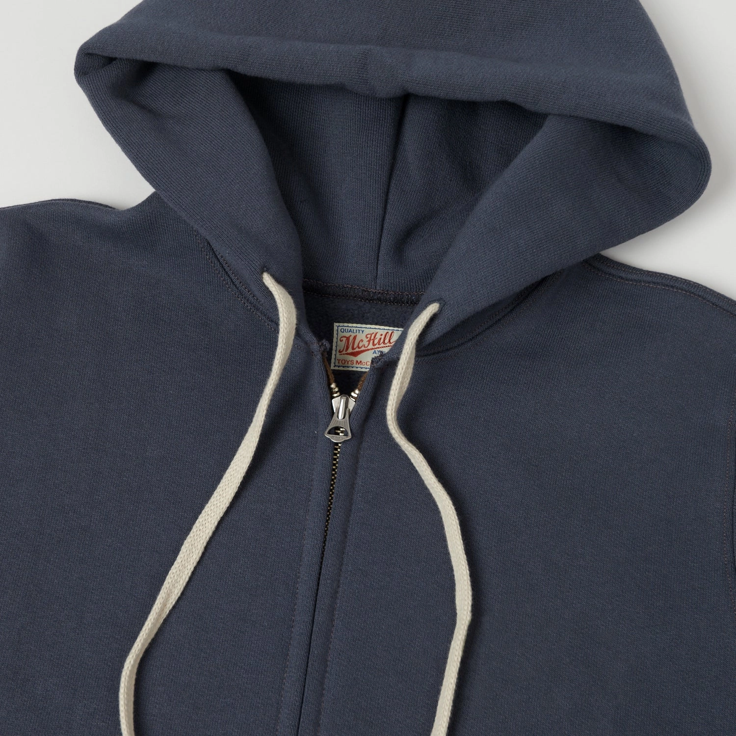 TOYS McCOY 'McHill' Zip Through Hoodie - Navy Grey Personalized Practical Wear