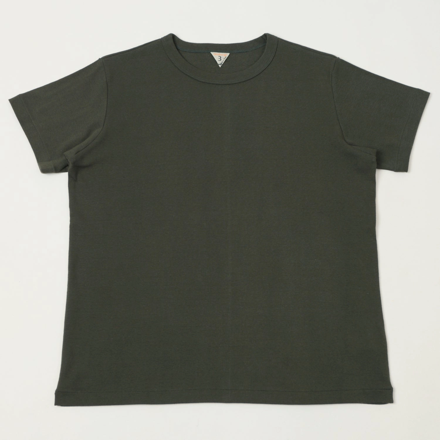 Abstract mystery Seasonal Smart FilMelange 'Filipe' Tee - Charcoal Khaki