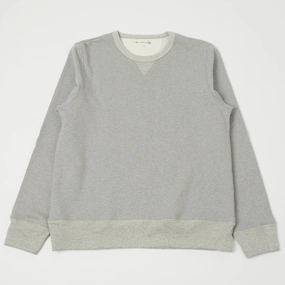 Casual Style Comfort Design Merz b. Schwanen 3S48 Heavyweight Sweatshirt - Grey Melange