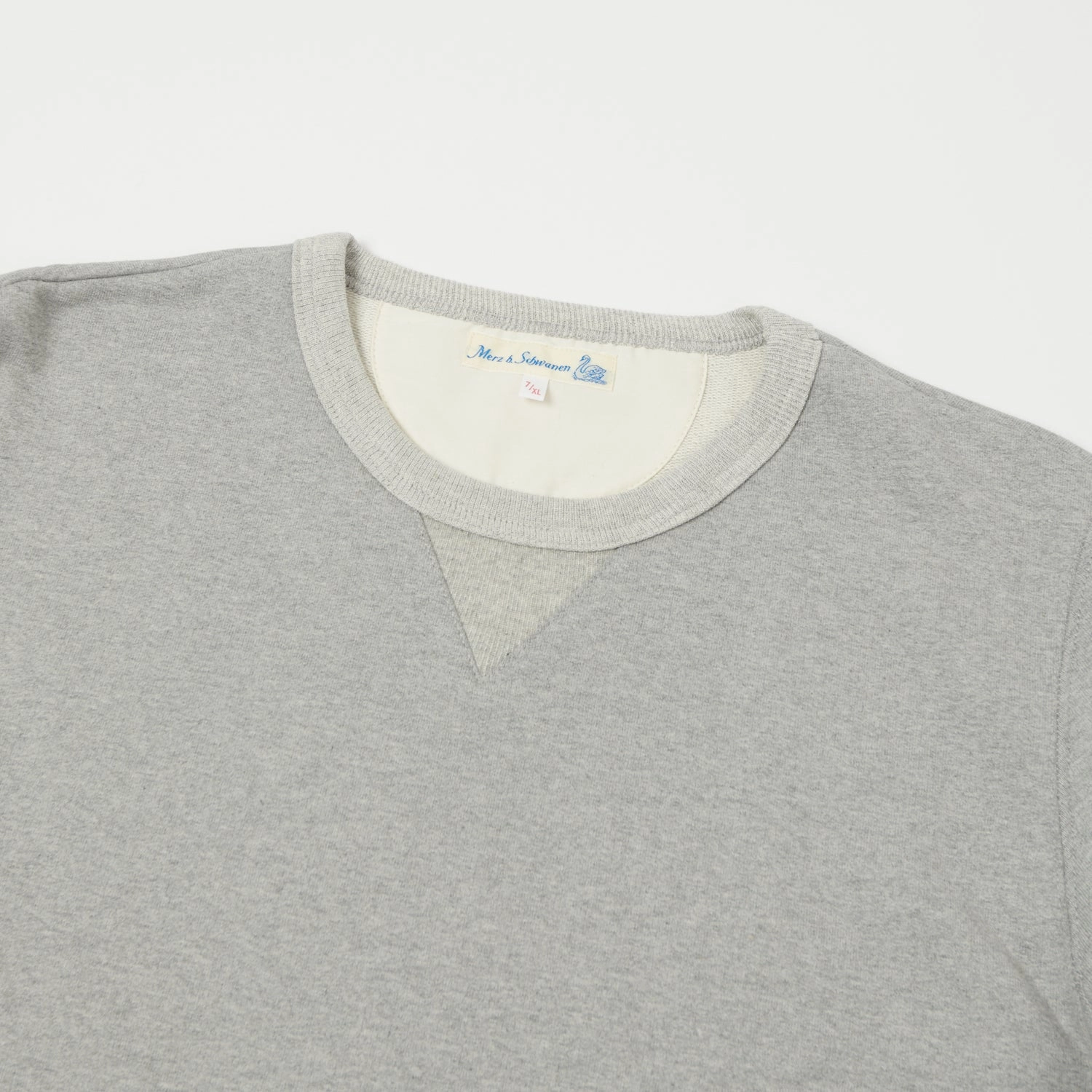 Merz b. Schwanen 3S48 Heavyweight Sweatshirt - Grey Melange product tie dye uniqueness