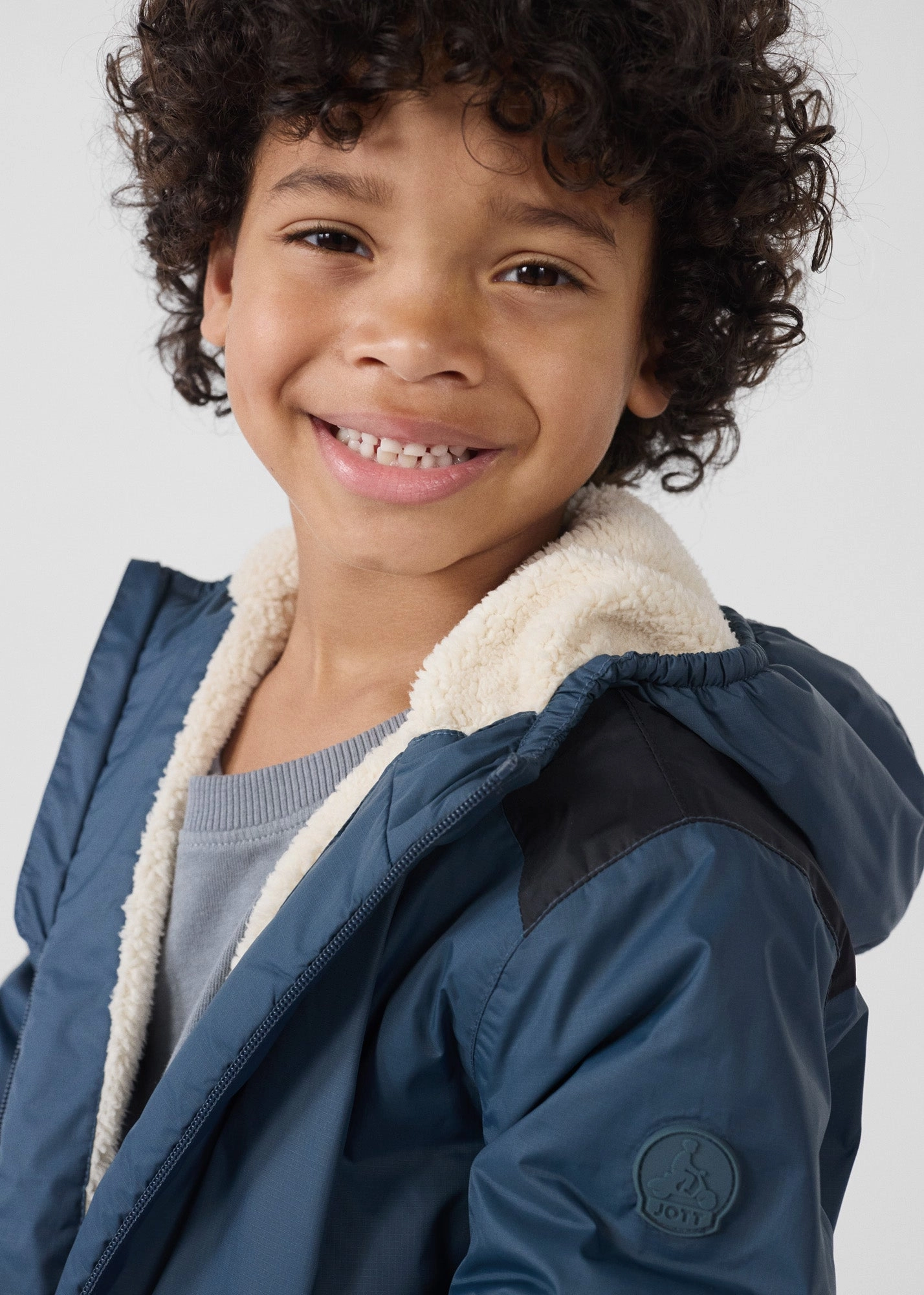 Everyday Fit Style Reinforced Elbow Patches Imperm??able enfant ?? capuche sherpa Bluestone Lag sherpa