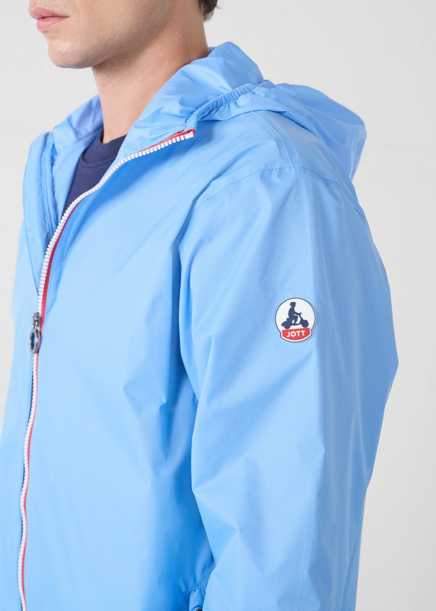 Heat Sealed Edges Ergonomic Shoulder Design Imperm??able long Bleu cristal Skye