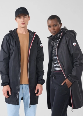 Breathable mesh lining Imperm??able long Noir Skye