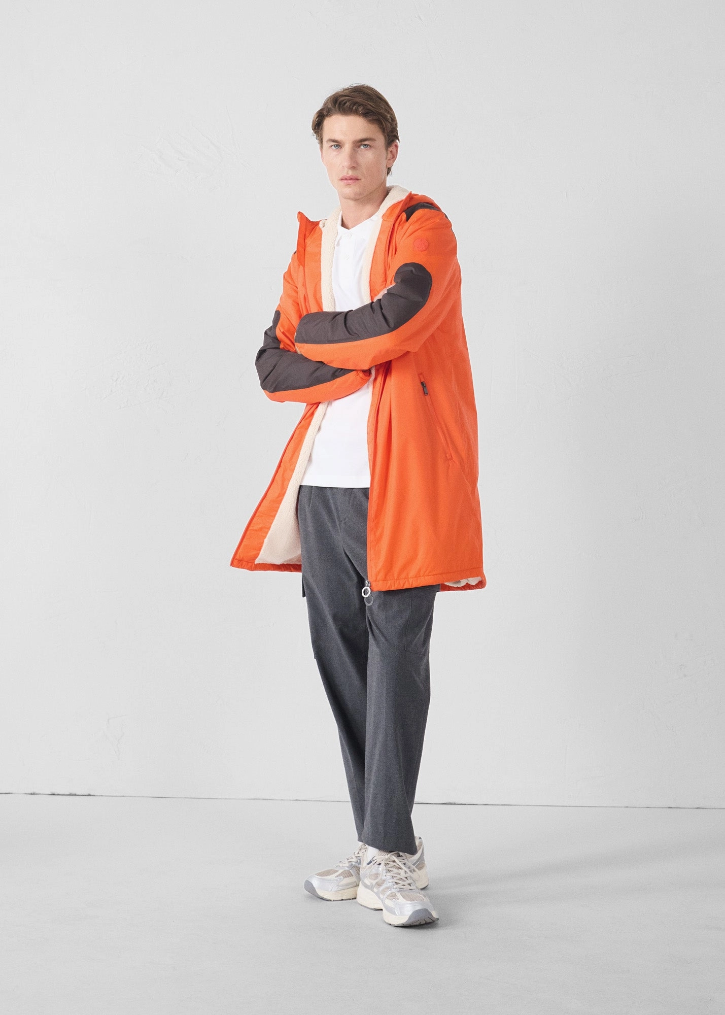 All Season Performance Weave Imperm??able sherpa long Rouge feu Hallin sherpa