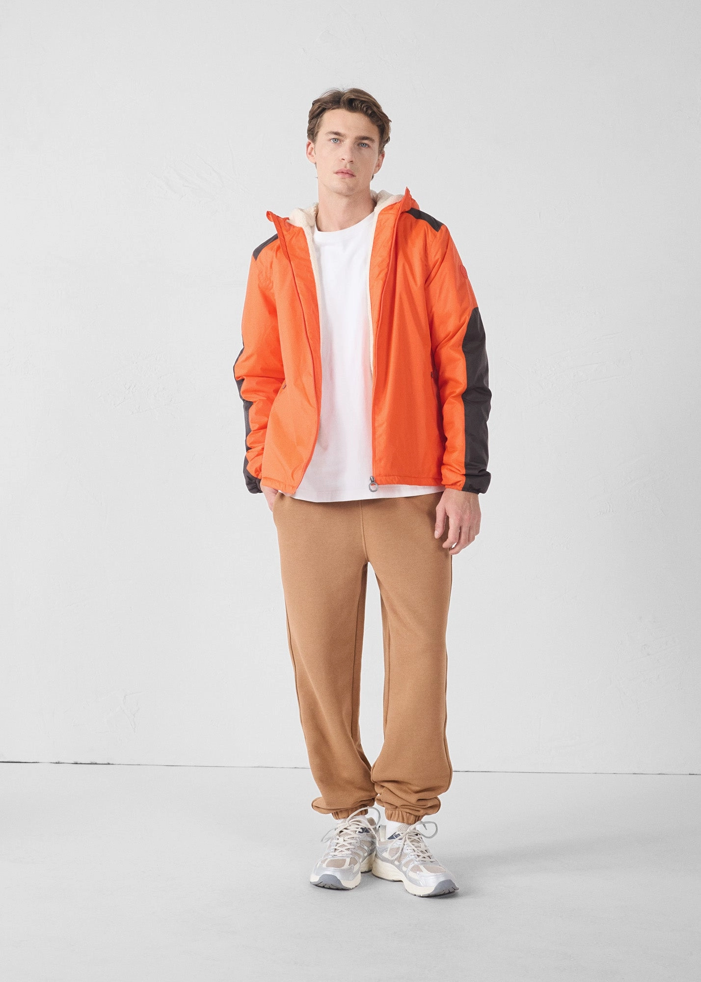 Imperm??able sherpa Rouge feu Dippen sherpa Simple Urban Layer Slim Fit Styles