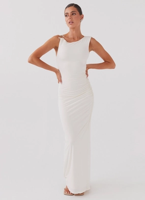 Family Glow Quick Look In Bloom Maxi Dress - Ivory