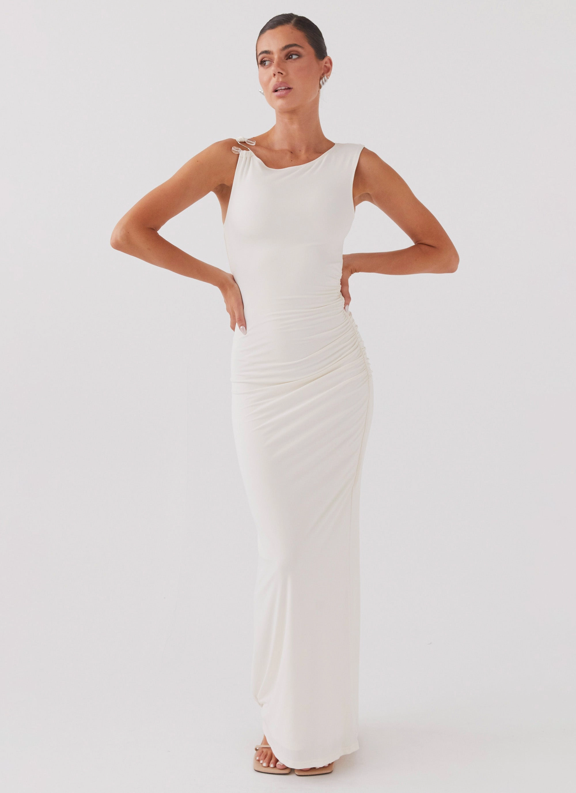 Family Glow Quick Look In Bloom Maxi Dress - Ivory