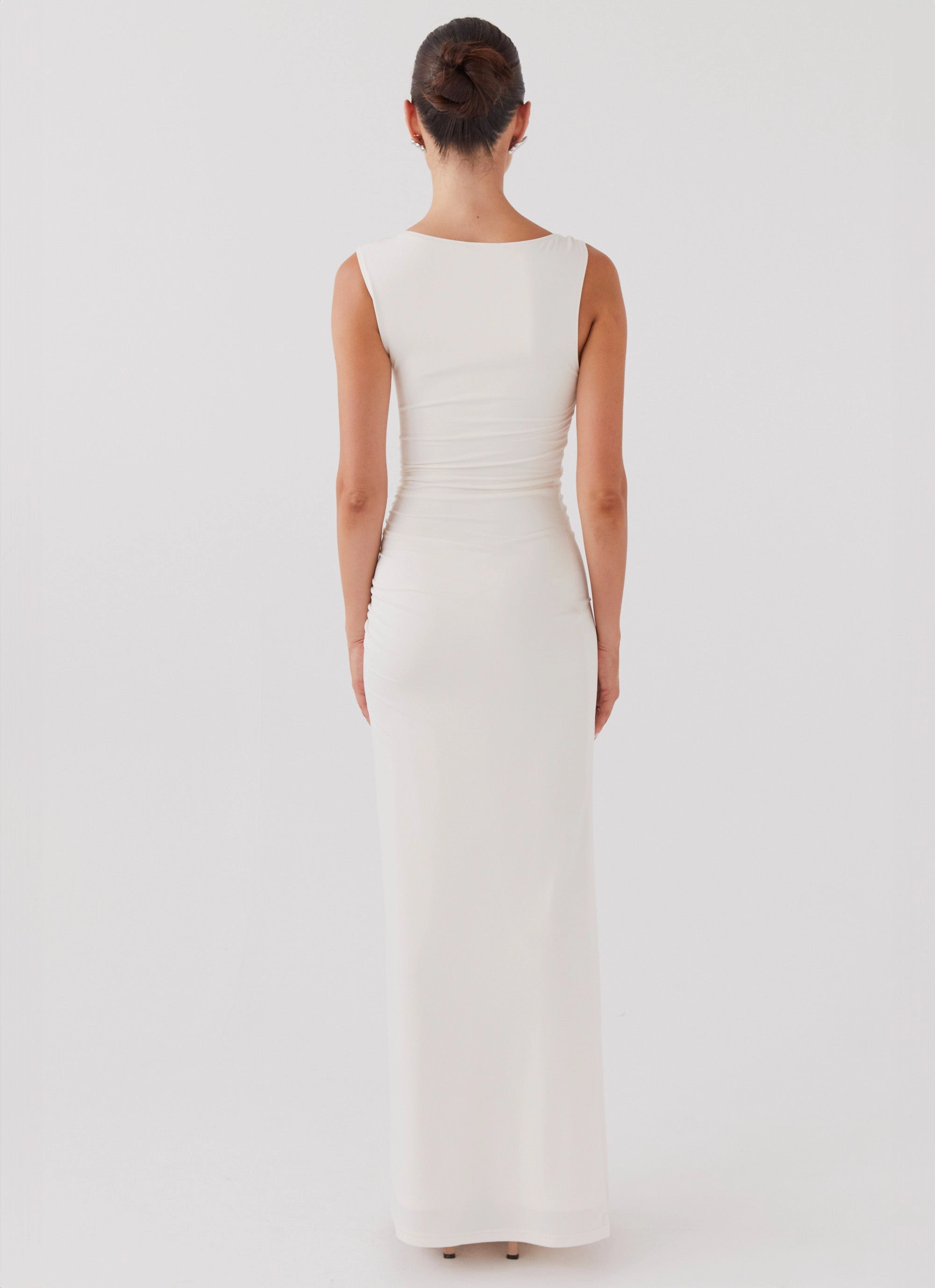 Versatile Comfort In Bloom Maxi Dress - Ivory