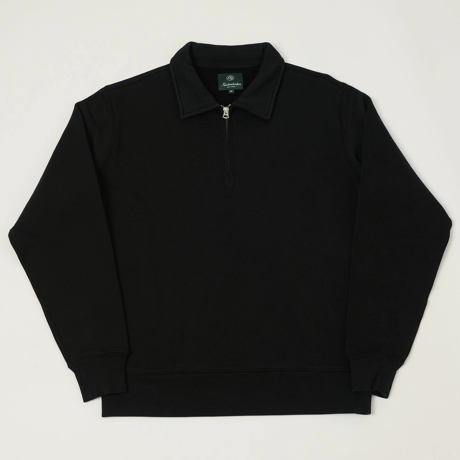 Knickerbocker 'Stadium Loft' Quarter Zip Sweatshirt - Black Stylish Look
